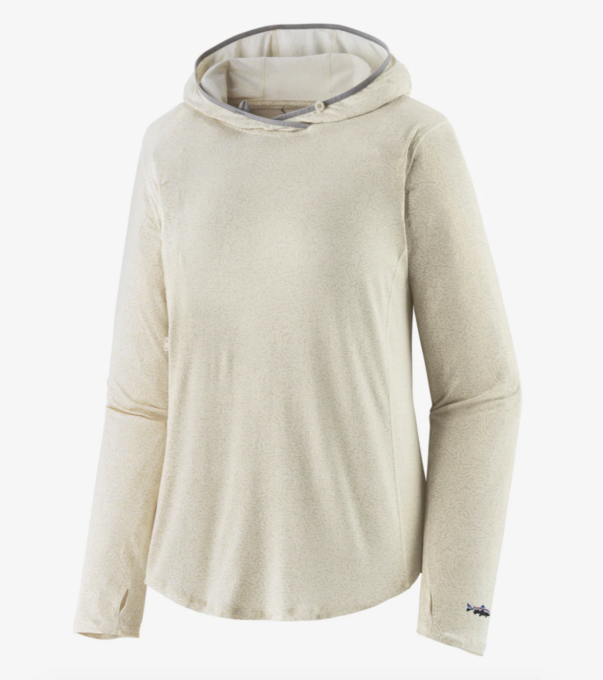 Womens Tropic Comfort Natural Hoody - Image 2