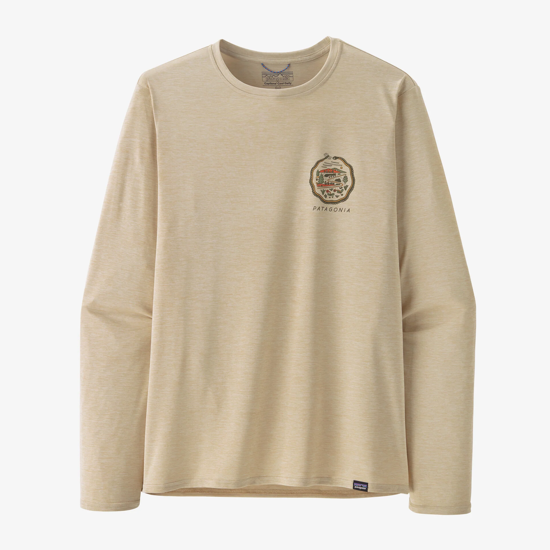 M's L/S Cap Cool Daily Graphic Shirt - Lands - Image 3