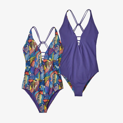 Womens Reversible Extended Break 1pc Swimsuit - Image 2
