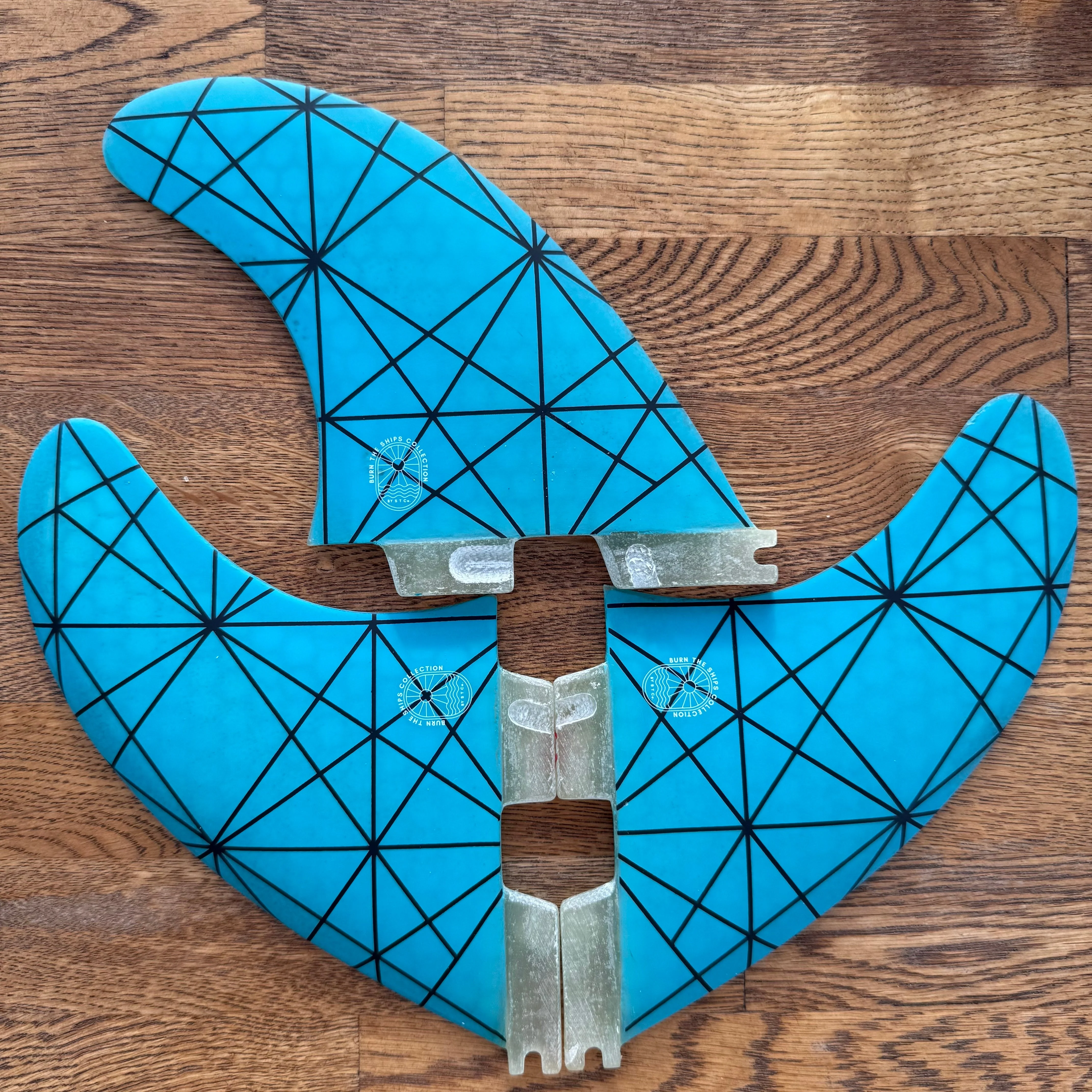 BTS Collection FCS2 Aqua Line Thruster Fin – Medium or Large - Image 2