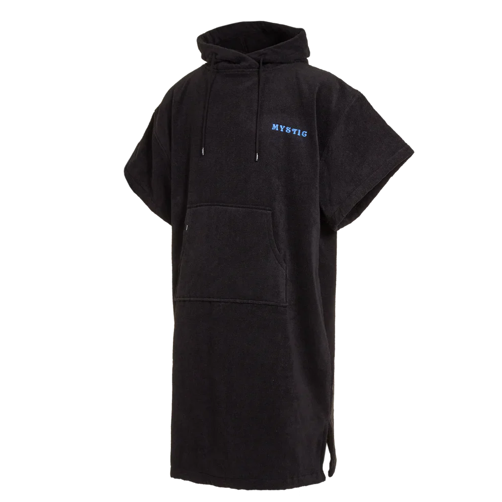 Myst Poncho Velours Artwork Blk OS