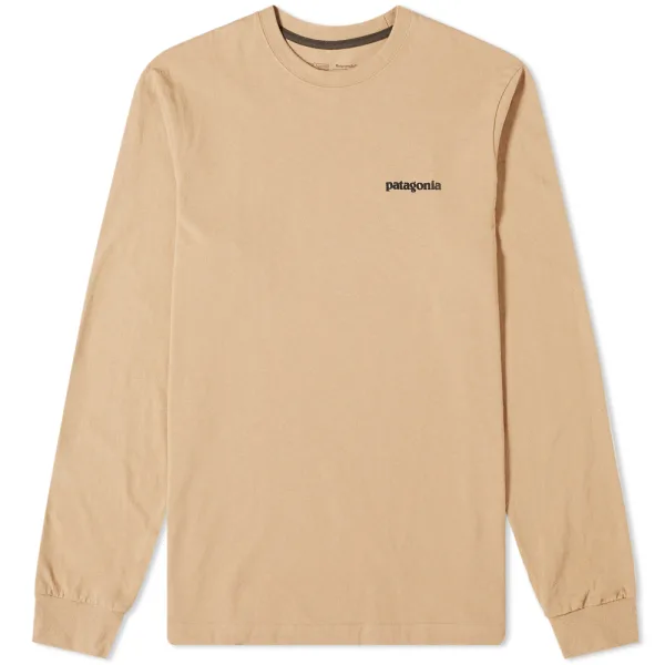 PATA M LS P-6 LOGO RESP TEE TAN