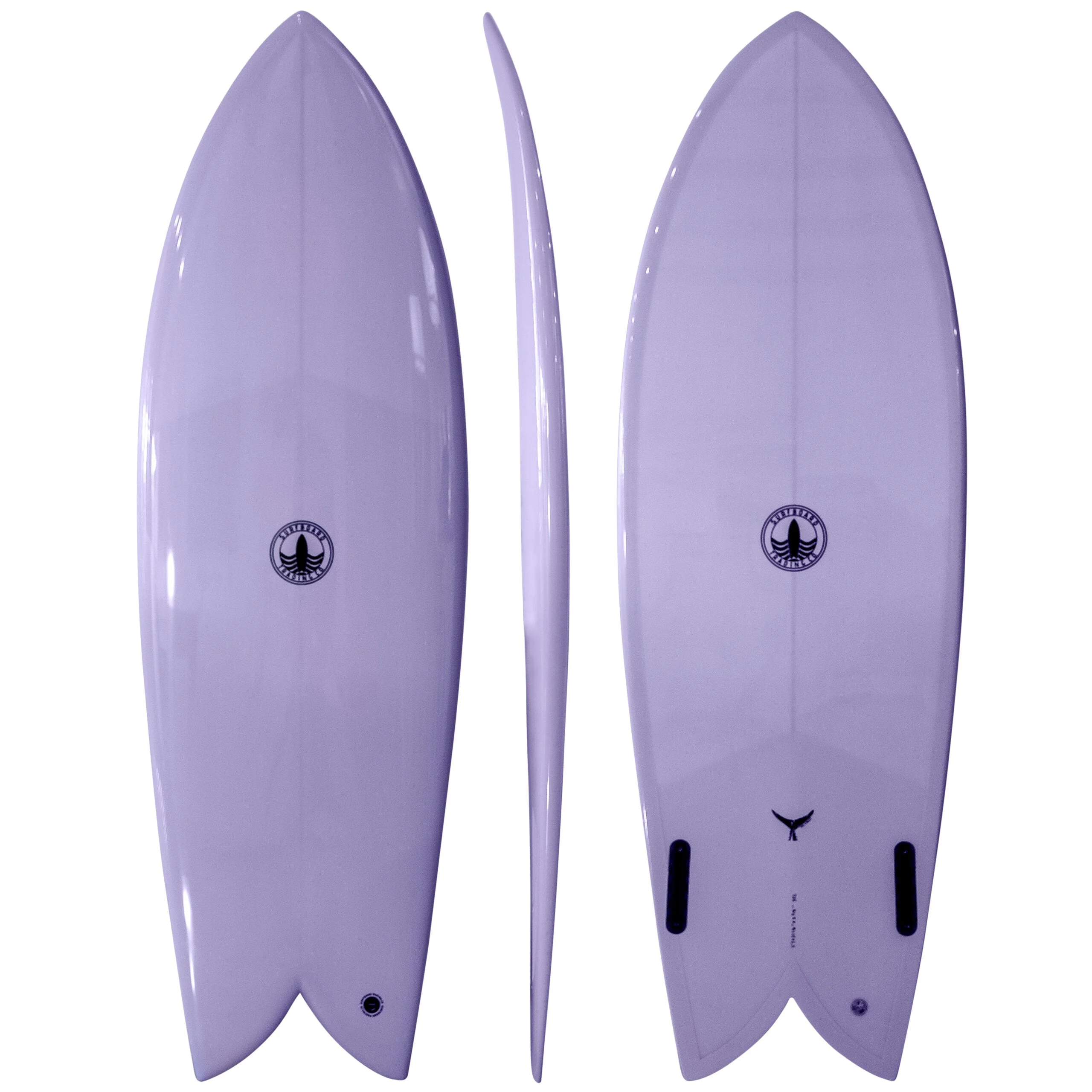 The Finlet Twin Fish - Lilac EPS